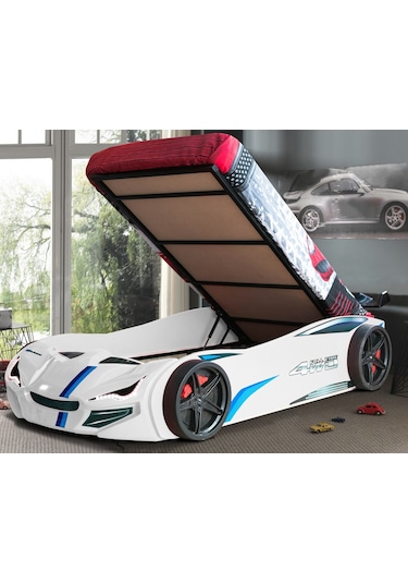 Arabalı Yatak, Beyaz Merso Bazalı Arabalı Yatak ,Setay Genç Od... Beyaz