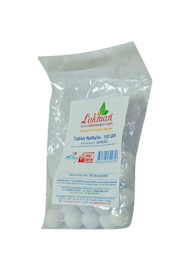 Lokman Naftalin Bilya Tablet 100 G