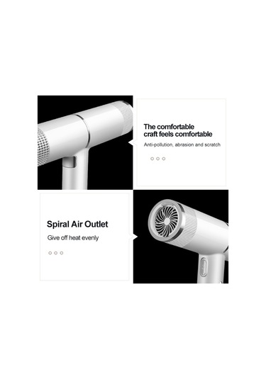 Lixiaqu01 Yüksek Hızlı Negatif İyonik Saç Üfleyici Kurutucu