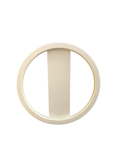 Tavan Tipi Led Avize Plafonia Transparent Daire 80cm Siyah - Sarı