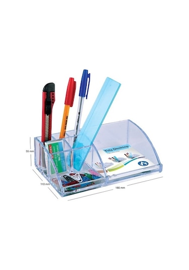 Ark Kalemlik Masa Üstü Şeffaf