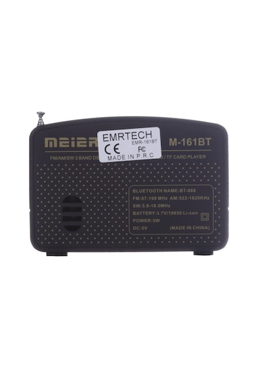 Nostaljik Fm Radyo Bluetooth-Usb-Retro Meier M161-Bt
