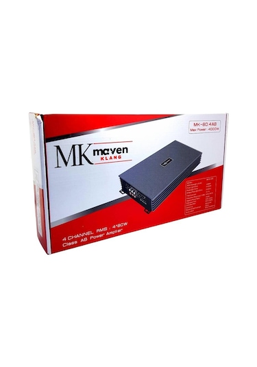 Mk Maven Klang 4 Kanal 4000watt Oto Amfi Mk-80.4ab