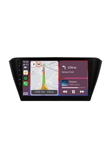 Skoda Fabia Android Multimedya Sistemi 2014-2018 Crv4818xp 9"