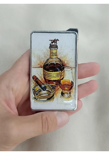 Çakmak Resimli Gazlı Doldurulabilir Metal Çakmak 17944
