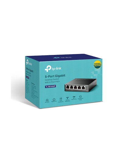 TP-Link TL-SG1005P 5 Port 10/100/1000 Yönetilemez Poe Switch
