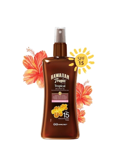 Hawaııan Tropıc Koruyucu Ve Bronzlaştırıcı Yağ Spf 15