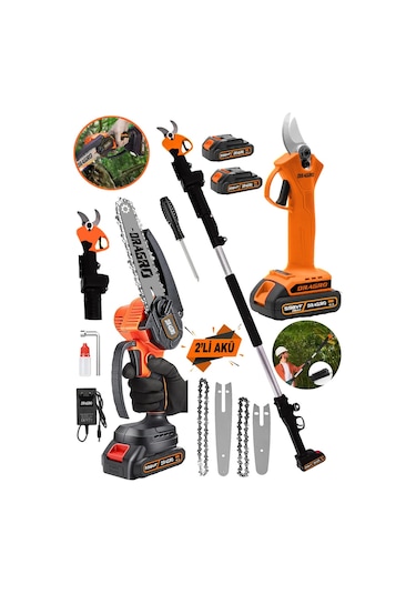Dragro DRG-5982X 4x4 598 Vf Kırmızı 20 Ah 2 Li Set 2 Akülü