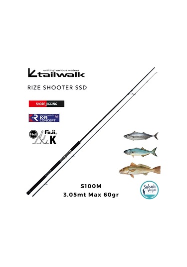 Tailwalk Rize Shooter Ssd S100m 3.05mt Max 60gr 2p Shore Jigging Kamış