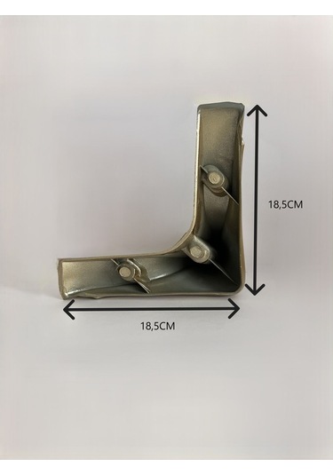 Homdep Kanepe Koltuk Tv Ünitesi Konsol Yükseltme Delta Model Plastik Ayak 12 Cm Gold - 4 Adet - Gold