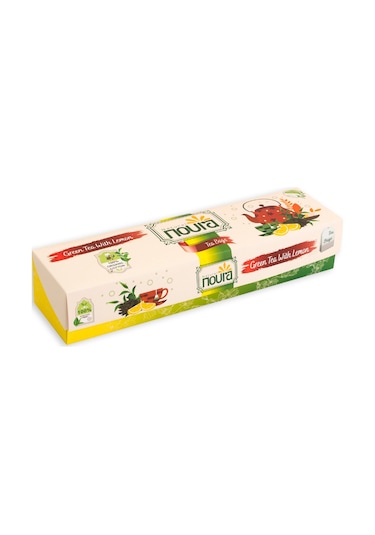 Noura Natural Bardak Poşet Limonlu Yeşil Çay 25'li