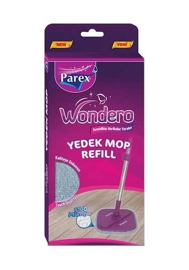 Wondero Temiz Su ile Kirli Suyu Ayıran Otomatik Temizlik Set +3 Yedek Moplu