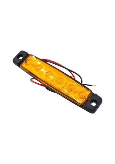 Sanel Led Etek Lambası Parmak Tip Turuncu - 12v-1514