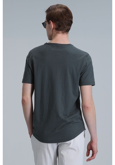 Lufian Junya Erkek Basic Tisört Yesil Yeşil 111020203100600 111020203100600 Yeşil