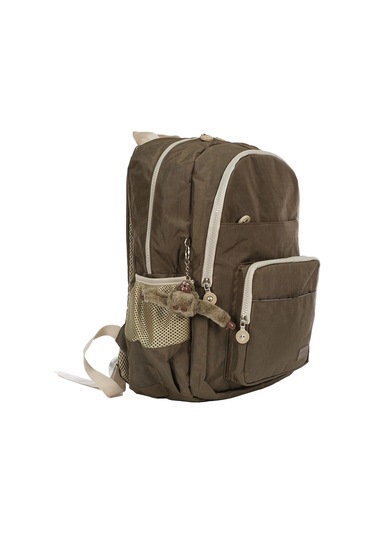 Pippa Koral Krinkıl Kumaş Kız Ve Erkek Çocuk Dört Bölmeli Okul Ve Günlük Sırt Çantası - Cnt8025-01 Çok Renkli