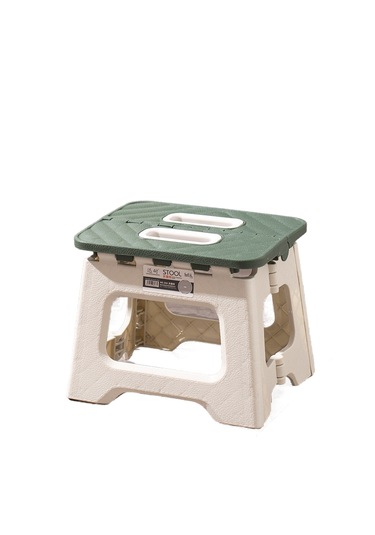 Mini Portatif Kalınlaştırılmış Katlanır Tabure-yeşil 05
