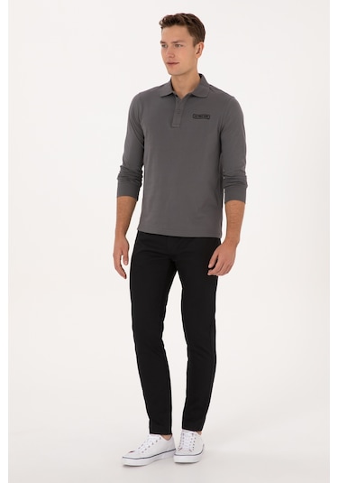 U.s. Polo Assn. Erkek Siyah Pantolon Kanvas-chino 50316835-vr046 Siyah
