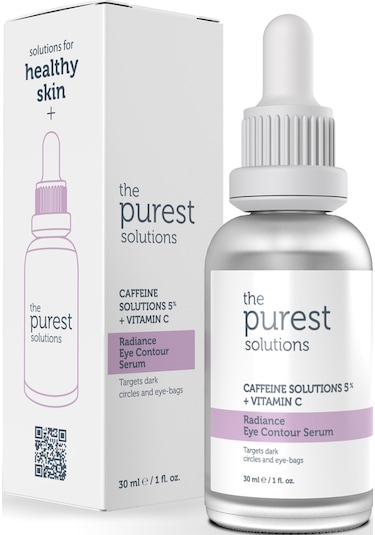 The Purest Solutions Torbalanma ve Morluk Karşıtı Serum 30 ML (Caffeine 5% + Vitamin C)