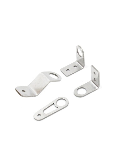 Mufunye Honda Civic 1992-2000 Radyatör Braket Seti, Paslanmaz Çelik, Çift Renk Gümüş/siyah , Monte Tırnaklı Montaj