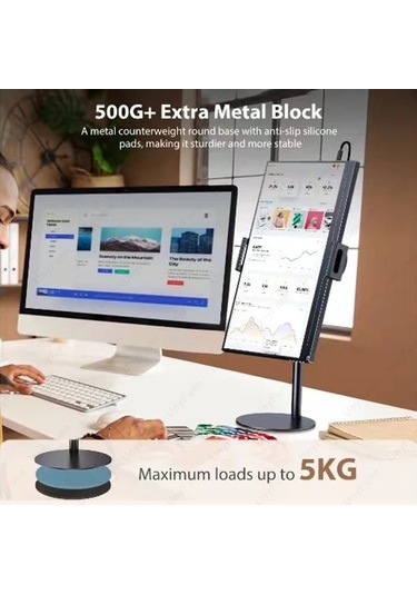 Tongxida Taşınabilir Monitör Ayarlanabilir Yükseklik Standı Masaüstü 1 Adet 1 Adet