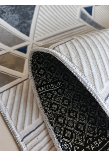 Çokrenkli Geometrik Desen Yıkanabilir Kaymaz Dört Mevsimlik Salon Banyo Balkon Genç Odası Kesme Halı Çok Renkli