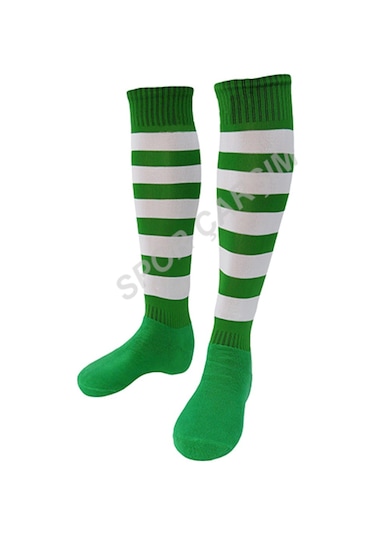 Tam Profesyonel Zebra Futbol Çorabı,Tozluk,Konç Sarı-Lacivert