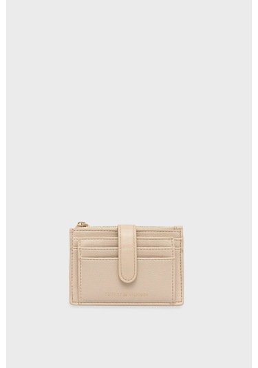 Tommy Hilfiger Bayan Cüzdan Aw0aw18027 Acı Bej Bej