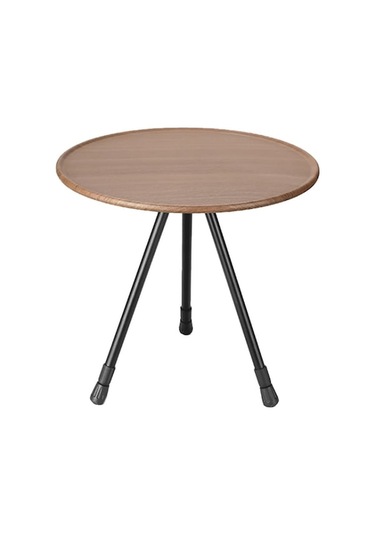 Novahub Açık Alüminyum Katlanır Küçük Yuvarlak Masa, Renk: Ahşap Rengi, Boyut:ahşap Rengi Diğer, Kamp Masası Çok Renkli
