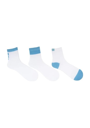 The Socks Company 978p 3 Çift Pamuk Kadın Tenis Çorap Çok Renkli