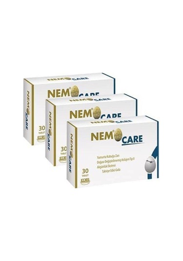 Nemocare Yumurta Kabuğu Zarı 30 Tablet 3'lü