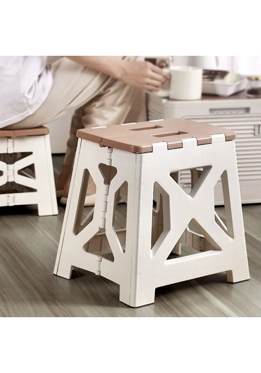 Oulylan Taşınabilir Plastik Katlanır Tabure Açık Kamp Taburesi Sandalye Koltuk L Green Suudi Arabistan Yeşil