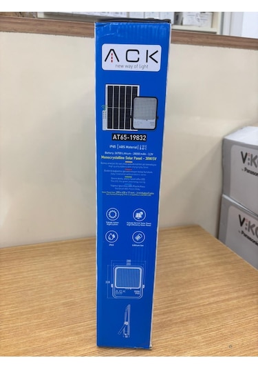 Ack 350w Lensli Solar Led Projektör 6500k