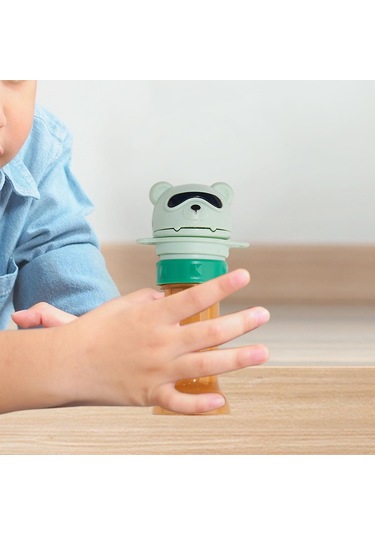 Suntek Bebek Su Şişesi Kapağı Samanlı Saman Şişe Yeşil