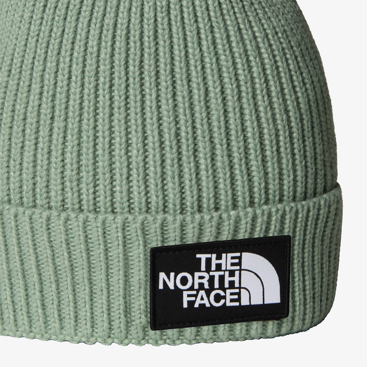 The North Face Logo Box Cuffed Yeşil Bere Nf0a8cgubq11 Yeşil