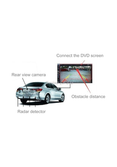 Sones Pz600-l Avrupa Araba Plaka Çerçevesi Arka Görüş Kamerası