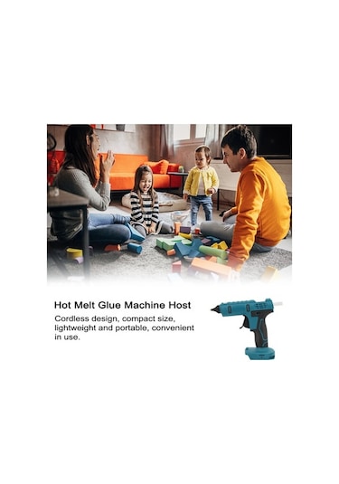 Dancemonkey Profesyonel Kablosuz Sıcak Tutkal Makinesi, Taşınabilir Şarj Edilebilir El Sanatl Tabancası