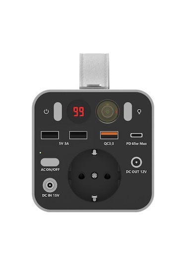 Ayt Powermaster Es150 150 Watt Taşınabilir Güç İstasyonu Kamp Tipi Elektrik Sağlayıcı Güç Kaynağı