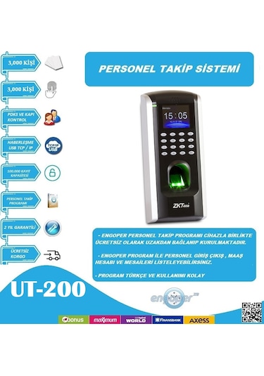 ZK TECO SF200 PARMAKİZİ KART GEÇİŞ SİSTEMİ