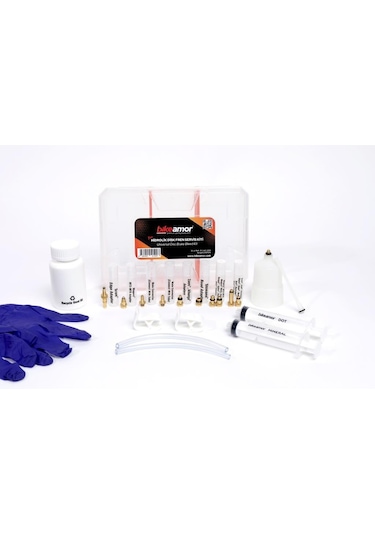 Bikeamor Pro Hidrolik Disk Fren Yağ Değişim Servis Seti Şeffaf