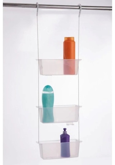 Primanova Mia Duş Sepeti N43 Şeffaf Naturel Çok Renkli