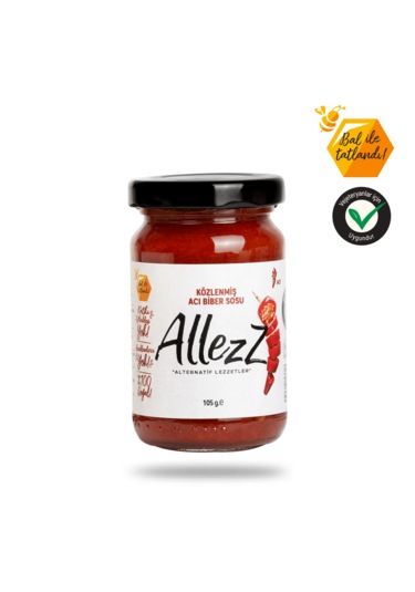 Allezz Közlenmiş Acı Biber Sosu Çok Acı Hot 105 G