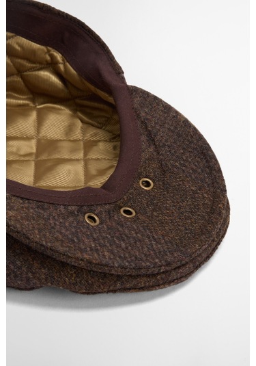 Barbour Deveron Tweed Kasket Br91 Coffee Bea Kahverengi