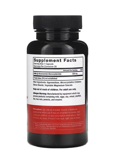 Force Factor, Nmn, 300 Mg , 30 Vegetable Caps