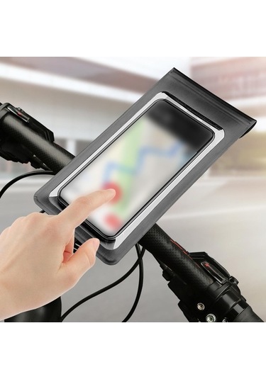 Trendooze Homyl Motosiklet Telefon Tutacağı Suya Dayanıklı, Gidon Stili, Motosiklet Yolculuğu İçin