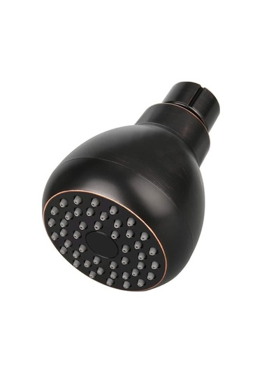 3 İnç G1/2 Bağlantılı Anti-tıkama Silikon Nozzle, Yüksek Basınçlı, Su Tasarruflu, Ayarlanabilir Bakır Toplu, Kahverengi Duş Başlığı Abs Malzeme Diğer Diğer