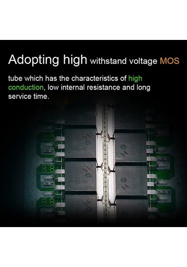 Moly 12v 100a Tek Portlu 4 Seri Fosfat Lityum Pil Koruma Kartı Aşırı Şarj/aşırı Boşaltma/şort Korumalı Dengeleme Fonksiyonlu