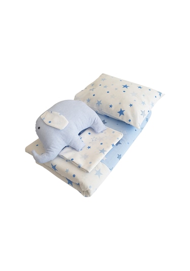 Yuar Baby 5 Parça Oyun Parkı Uyku Seti Mavi 68d50200423n1-2