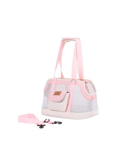 Qingmipy Taşınabilir Kedi Ve Köpek Taşıma Çantası - Nefes Alabilir, Dayanıklı, Büyük Kapasiteli 40x26x21cm