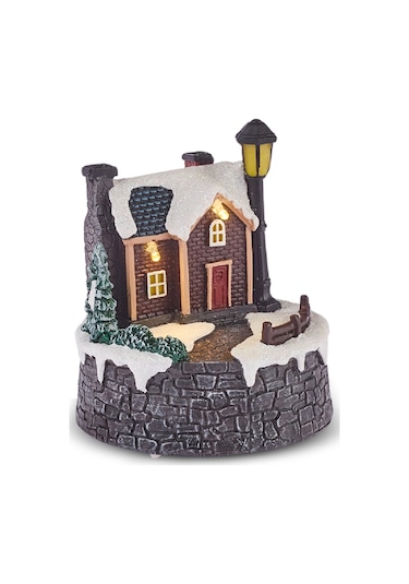 Karaca Home New Year Yılbaşı Led Işıklı Noel Evi 153.09.01.1955