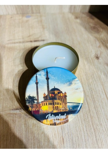 Teneke-kutulu Kokulu Mum - Sarı Karışık